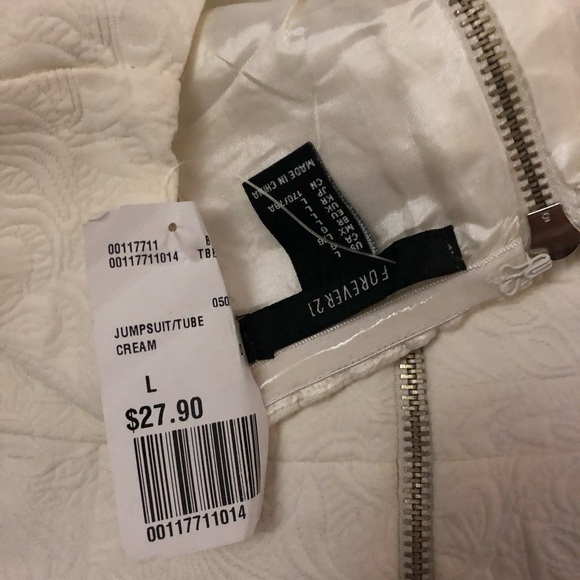 2/$25 white textured romper - Picture 3 of 3